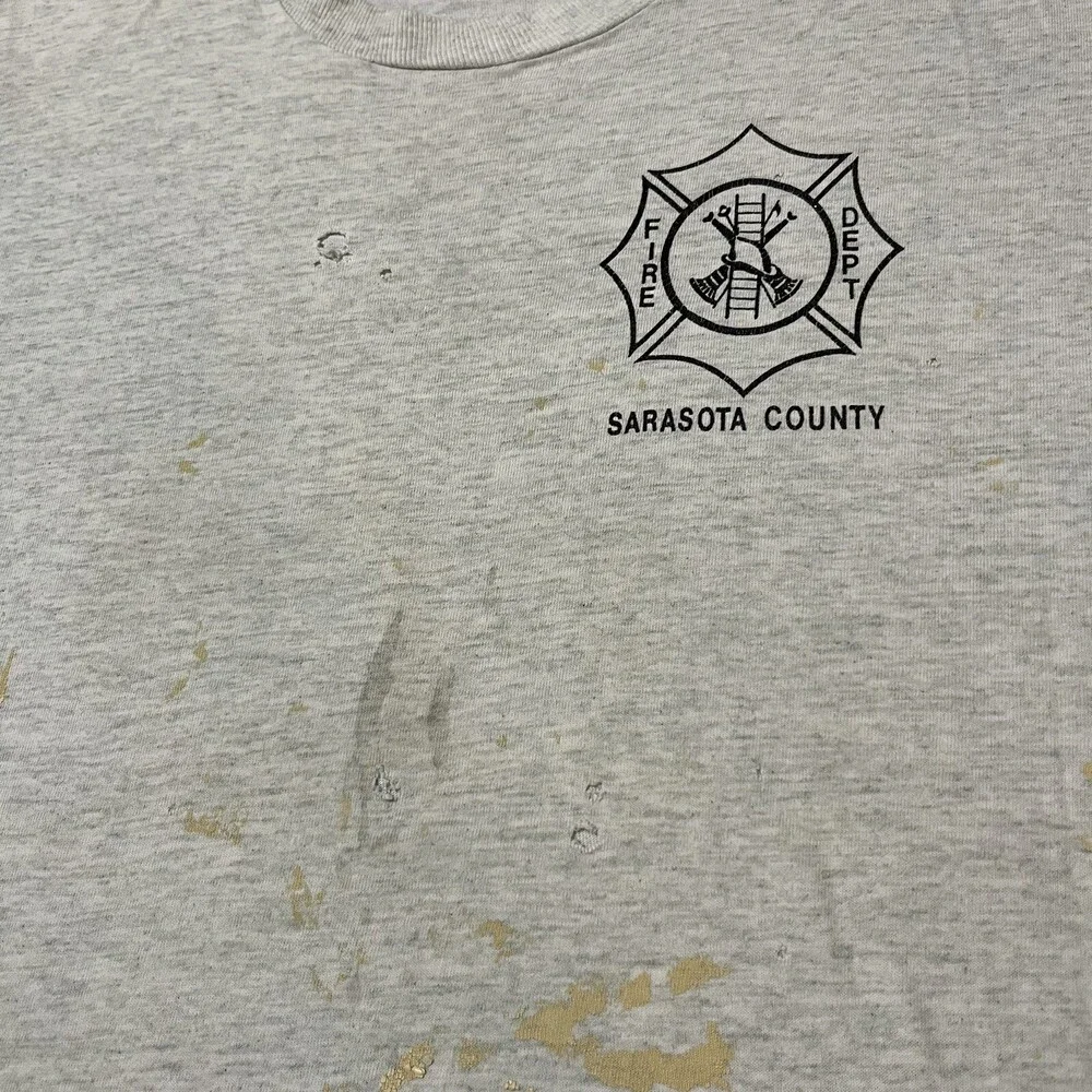 Firefighter Shirt Vintage NYFD 80s 90s NYPD Thrash Firemen American New York